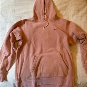 Pink Supreme fleece hoodie